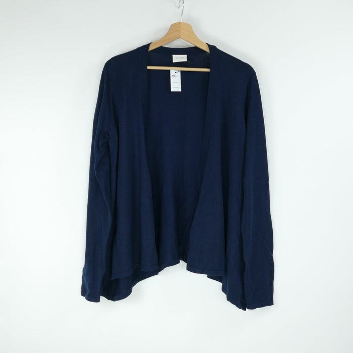Dunkelblaue Damen Strickjacke, Gr. L, VILA