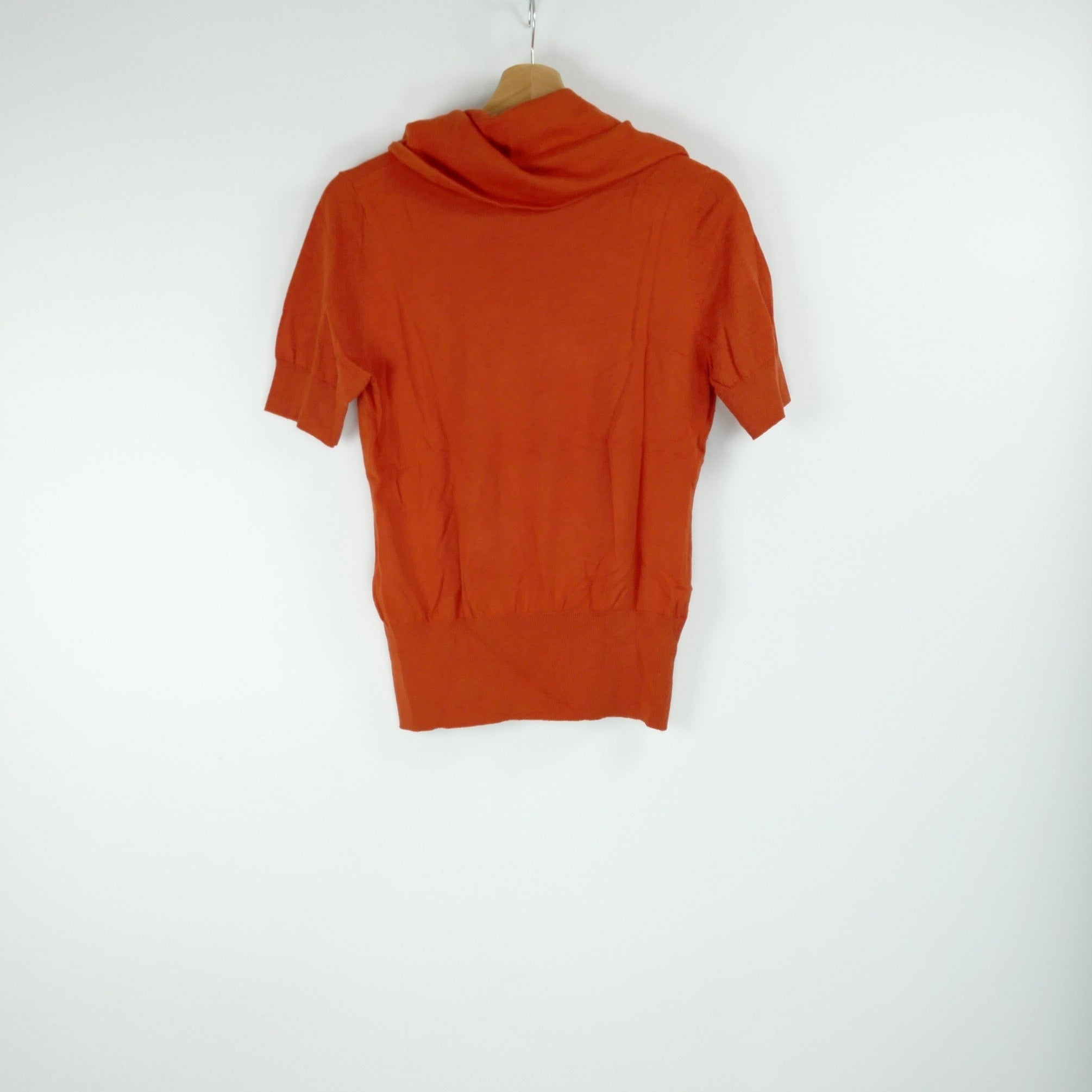 Oranger Damen Pullover kurzarm, Gr. 42, H&M