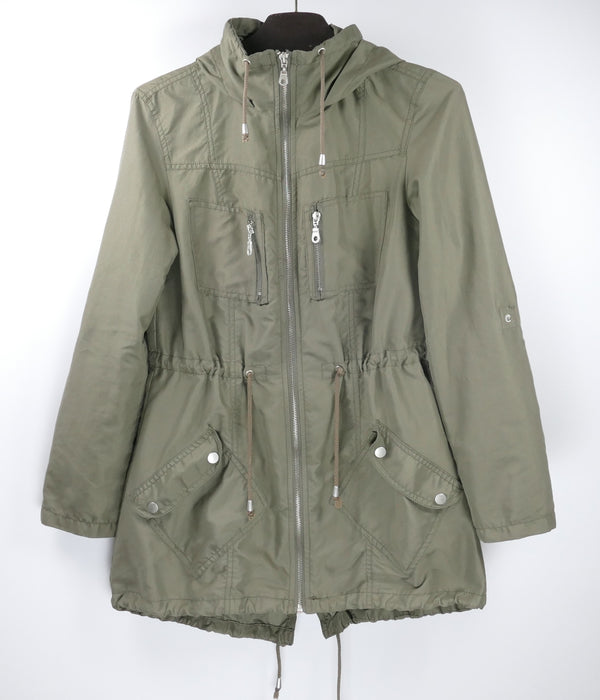 Olivgrüne Damen Jacke, Gr. 36, Mim