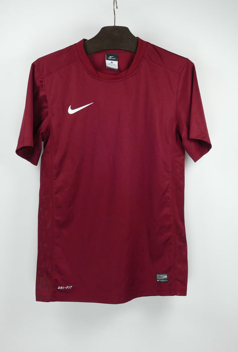 Dunkelrotes Damen Sport-T-Shirt, Gr. S, Nike