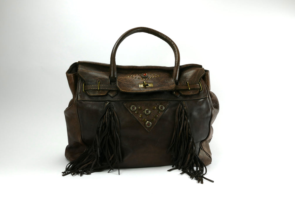 Braune Damen Handtasche, BAYSIDE