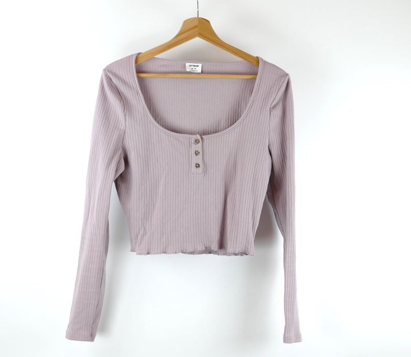 Rosa Damen Shirt, Gr. M, COTTON:ON