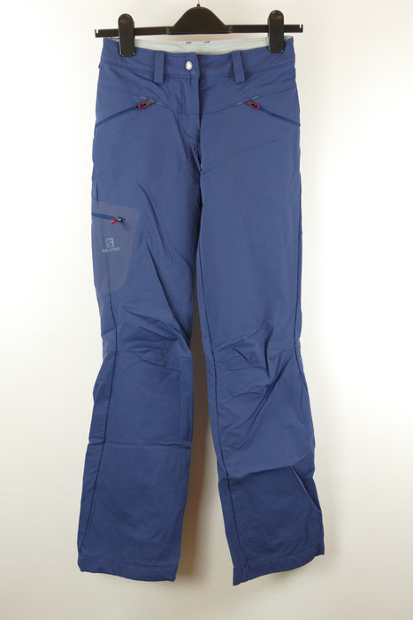 Blaue Damen Wanderhose, Gr. 32, salomon