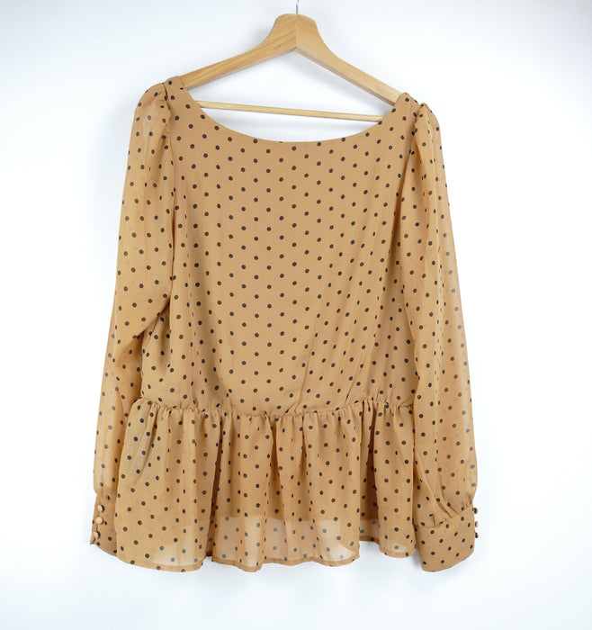 Braune Damen Bluse, Gr. 42, VERO MODA