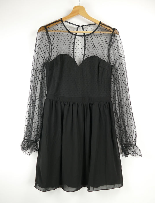 Schwarzes Damen Kleid, Gr. 40, NLY TREND