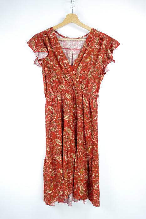 Rotes Damen Sommerkleid, Gr. 40