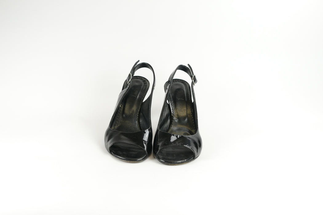 Schwarze High Heels, Gr. 37, OXMOX
