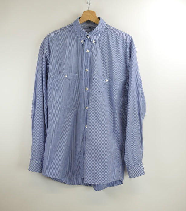 Blauweiss-gestreiftes Herren Hemd, Gr. 40, JACQUES BRITT