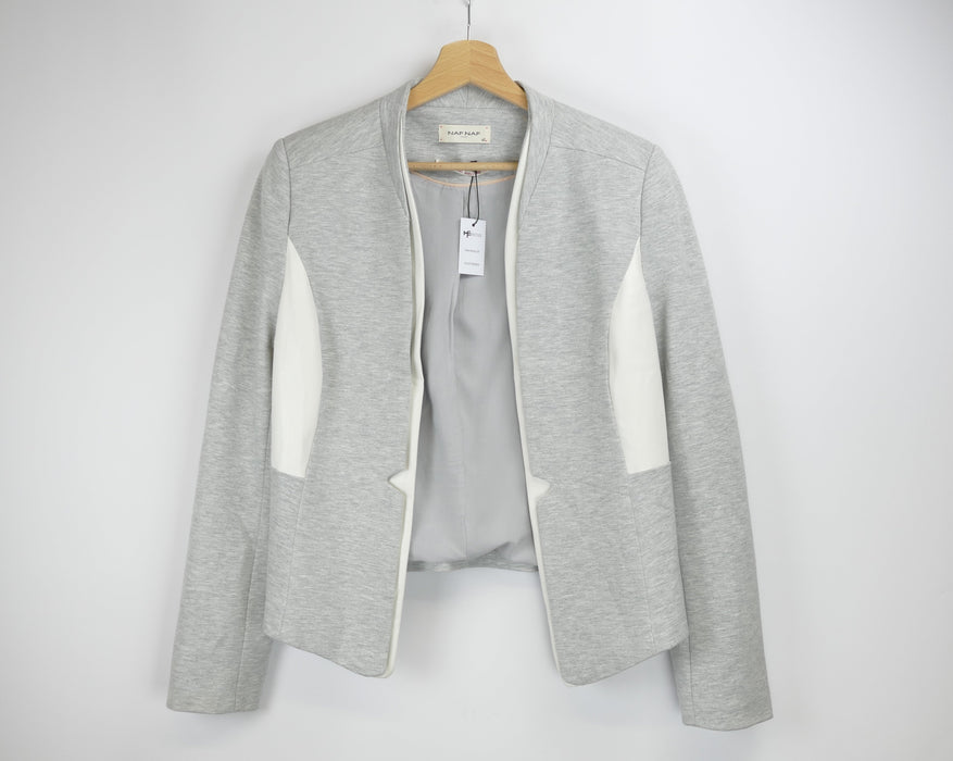 Grauer Damen Blazer, Gr. 40, NAF NAF