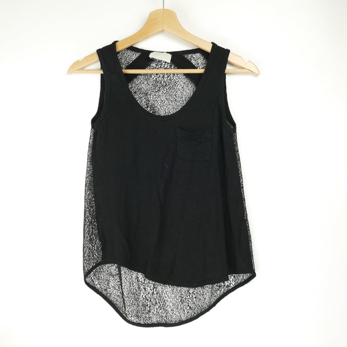 Schwarzes Damen T-Shirt, Gr. S, ZARA
