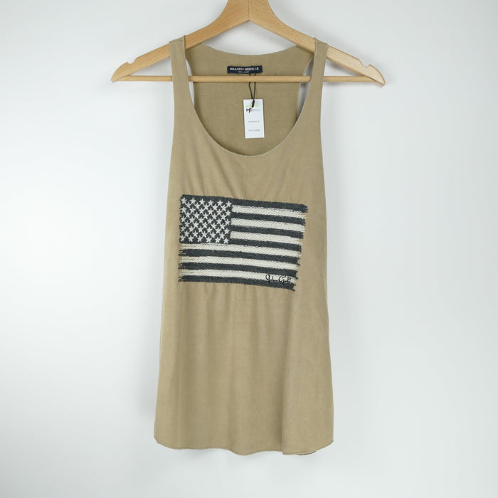 Beiges Damen T-Shirt, Gr. one size, BRANDY MELVILLE