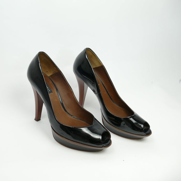 Schwarze High Heels, Gr. 38, ZARA WOMAN