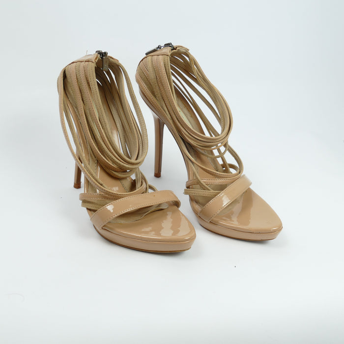 Hellbraune High Heels, Gr. 39, ZARA