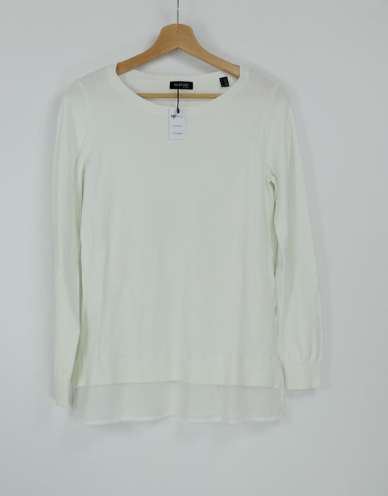 Weisser Damen Pullover, Gr. 34, woman by Tchibo