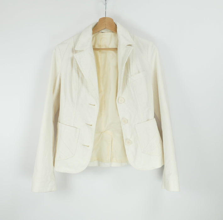 Weisse Damen Jacke, Gr. S, H&M