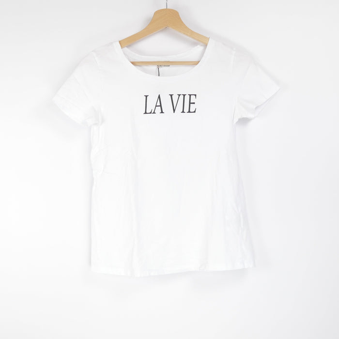 Weisses Damen T-Shirt, Gr. XS, pimkie