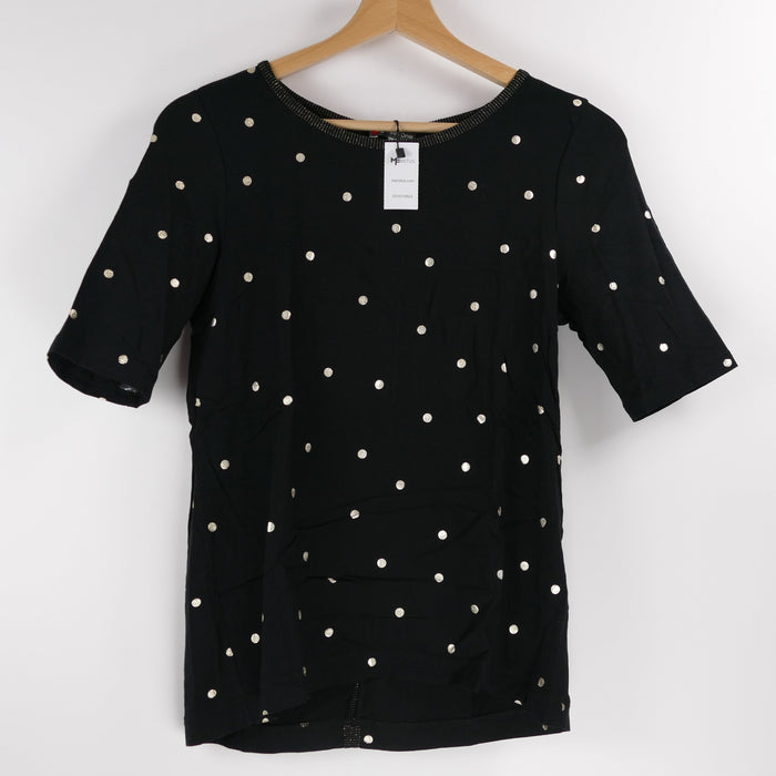 Schwarzes Damen T-Shirt, Gr. 34, Street One