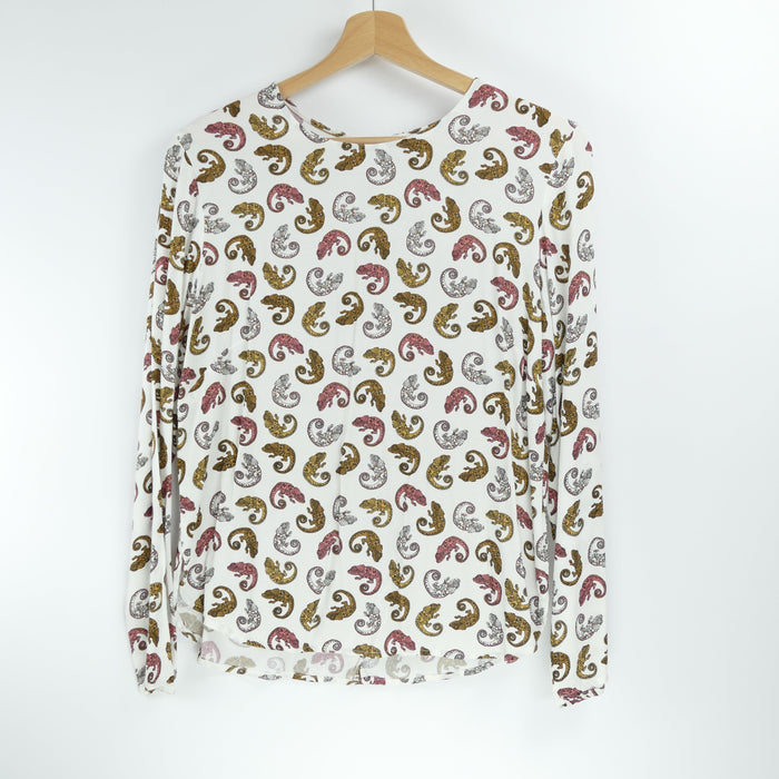 Weisse Damen Bluse, Gr. 38
