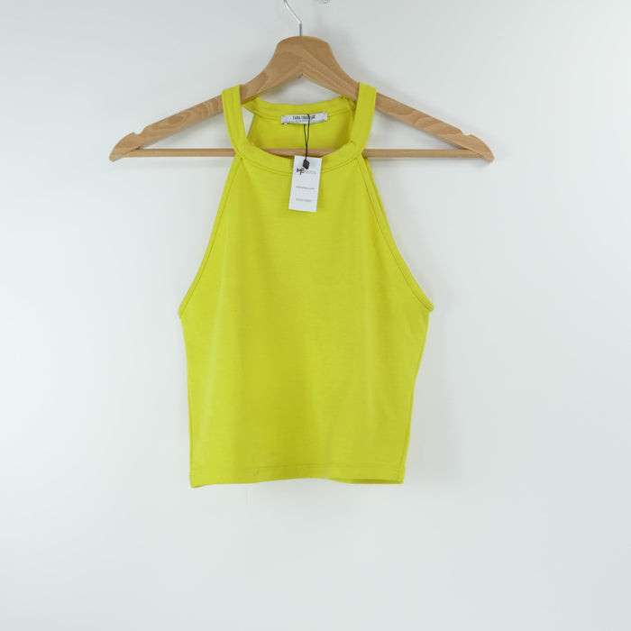 Gelbes Damen Top, Gr. S, ZARA TRAFALUC