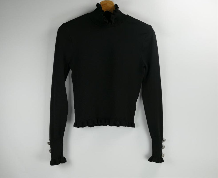 Schwarzer Damen Pullover, Gr. S, ZARA