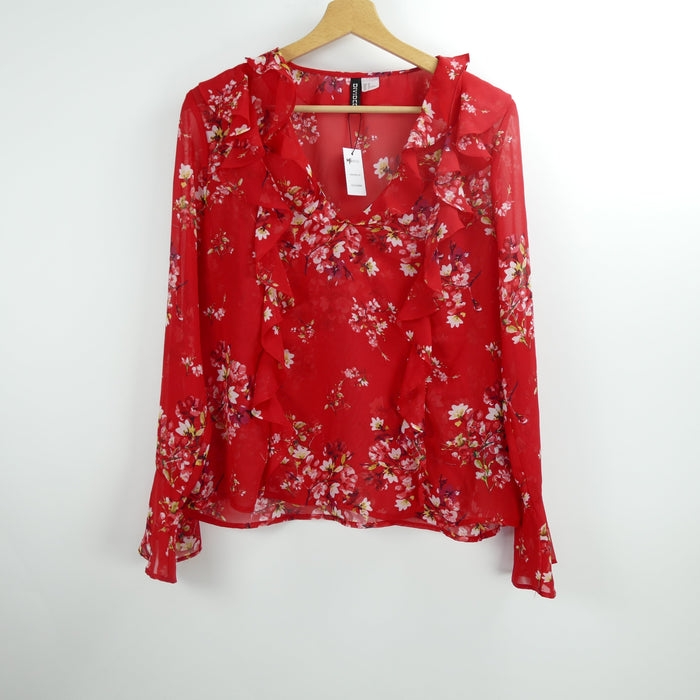 Rote Damen Bluse, Gr. 38, DIVIDED H&M