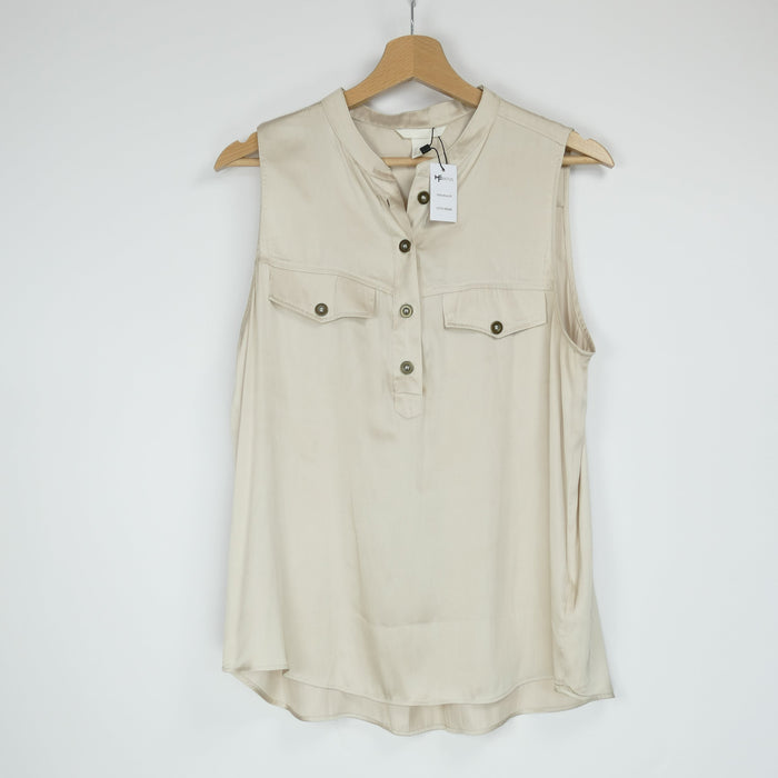 Elegante beige Damen Bluse, Gr. 38, H&M