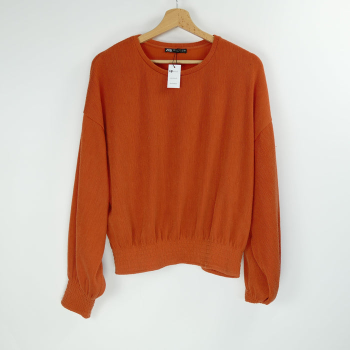 Oranger Damen Pullover, Gr. S, ZARA