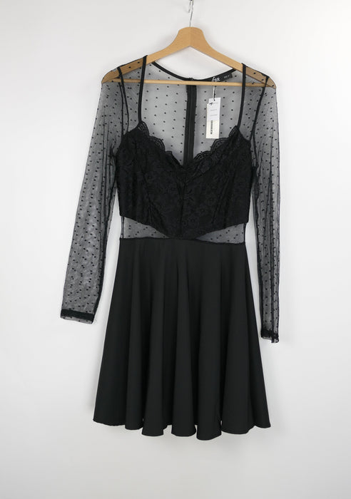 Schwarzes Damen Kleid, Gr. M, CBR