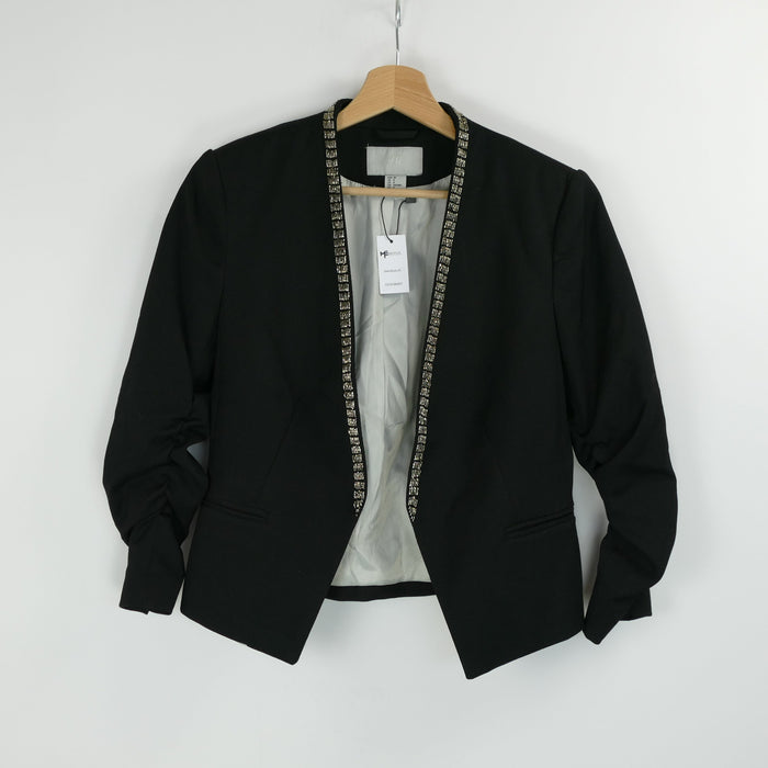 Schwarzer Damen Blazer, Gr. 38, H&M