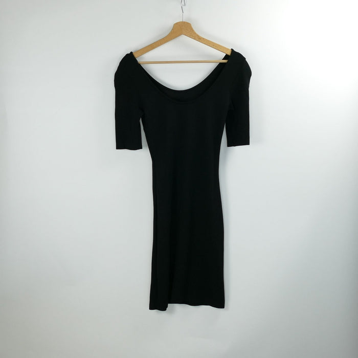 Schwarzes Damen Kleid, Gr. 34, H&M