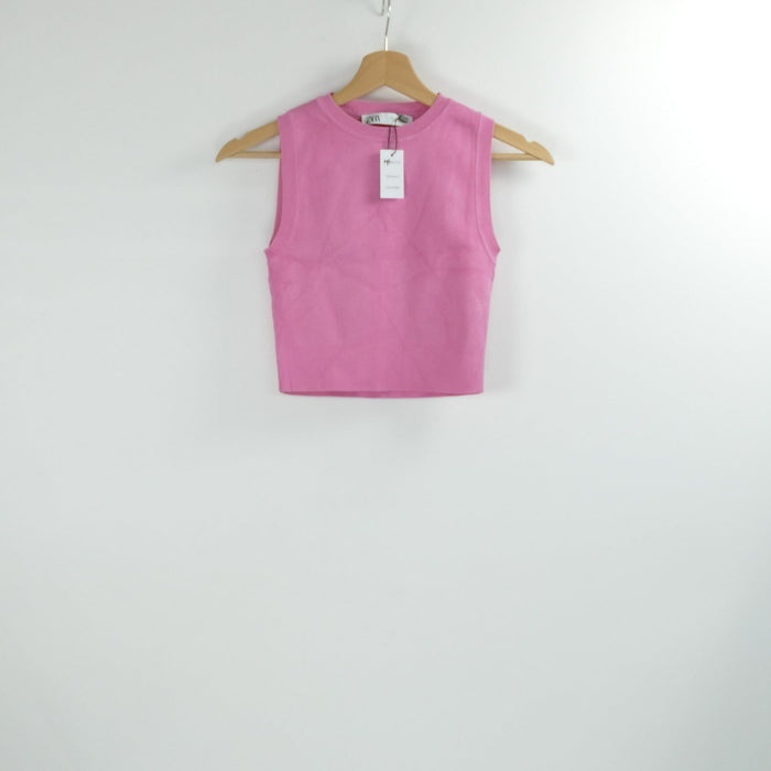 Rosa Damen Oberteil, Gr. S, ZARA