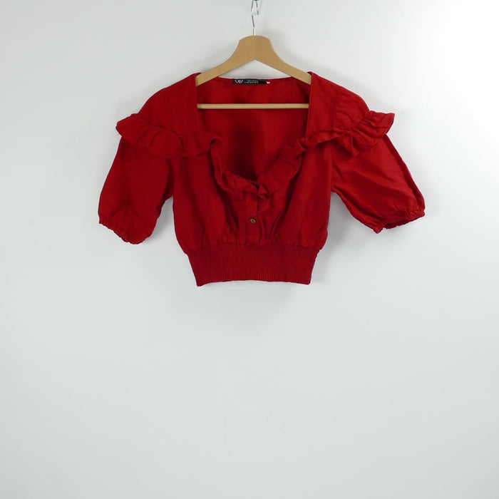 Rotes Damen Top, Gr. XS, ZARA