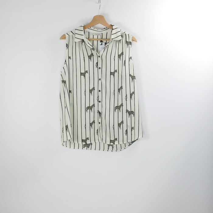 Weisse Damen Bluse, Gr. M, BILICZKI