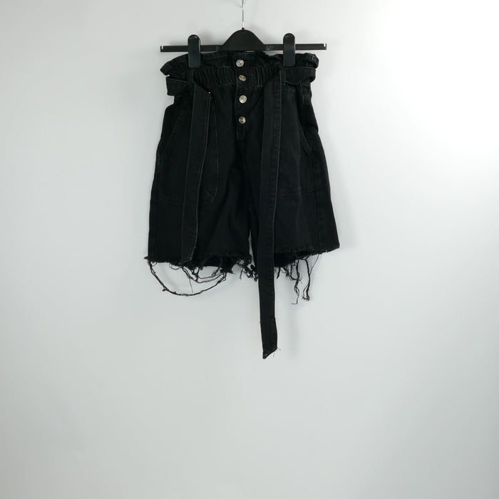Schwarze Damen Jeansshorts, Gr. 36, ZARA