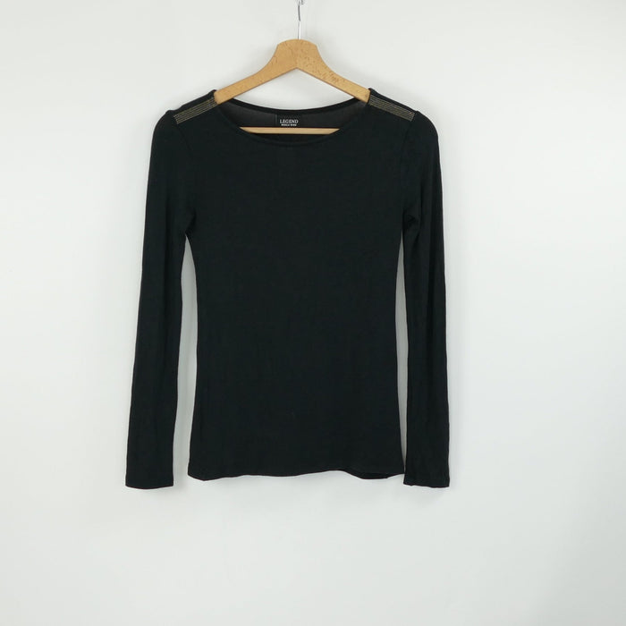 Schwarzer Damen Pullover, Gr. XS, LEGEND WW