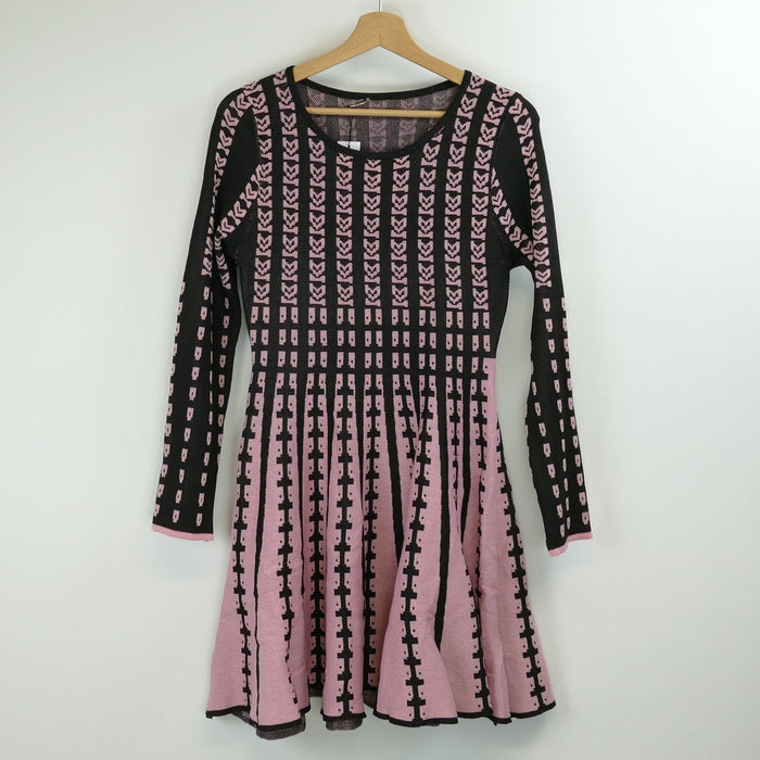 Schwarz-Rosa Kleid, Gr. M