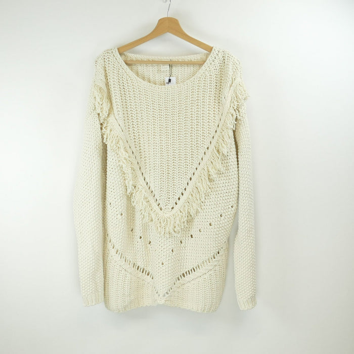 Weisser Damen Pullover, Gr. L, H&M