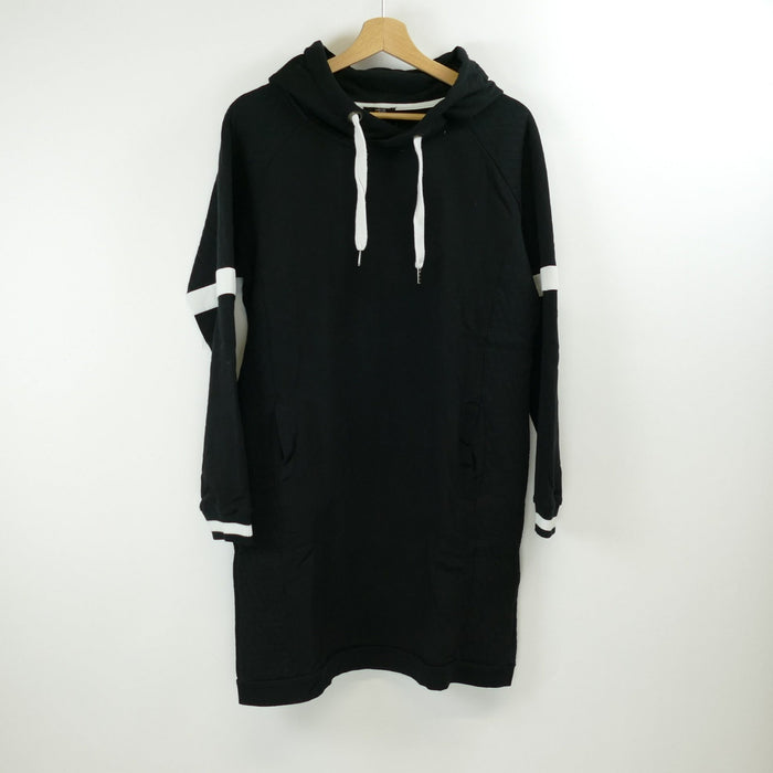 Schwarzes Damen Pulloverkleid, Gr. L, YES NO