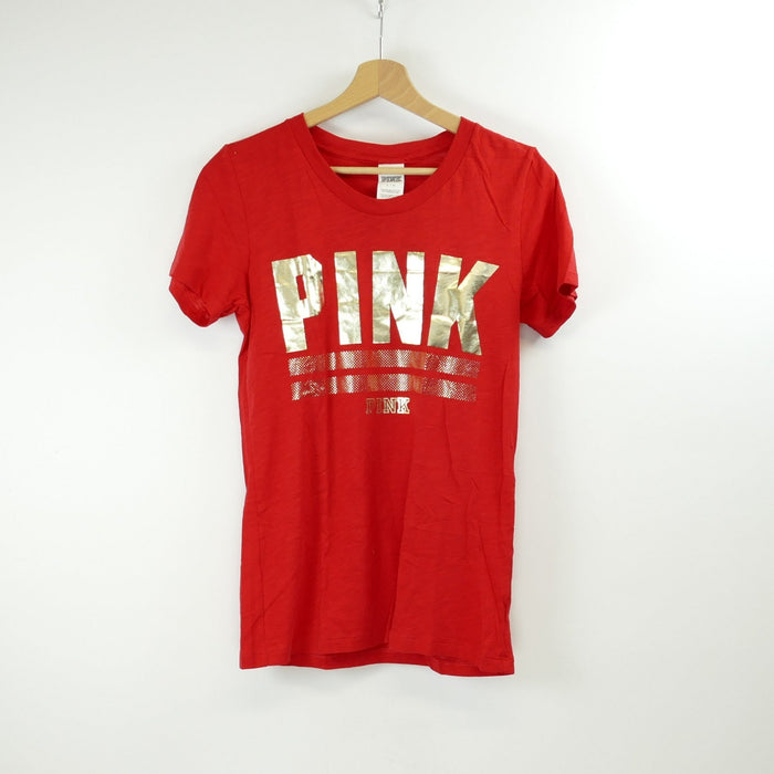 Rotes Damen T-Shirt, Gr. L, PINK VICTORIA'S SECRET