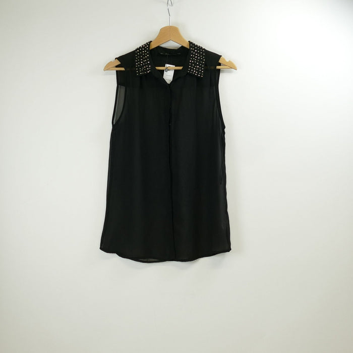 Schwarze Bluse, Gr. M, ZARA
