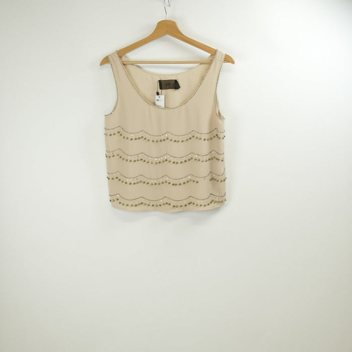 Beige Bluse, Gr. 36, H&M