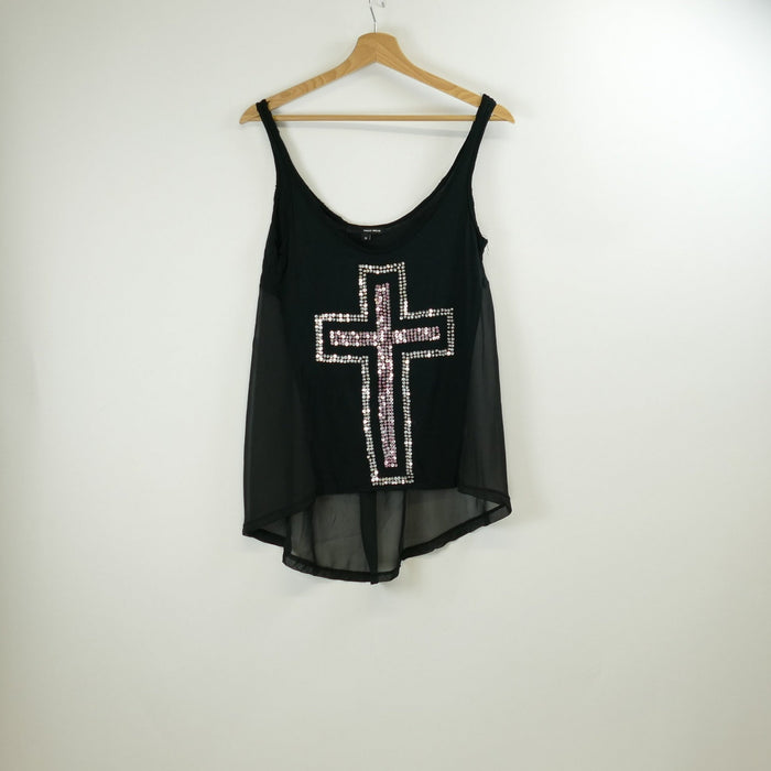 Schwarzes Damen Top, Gr. 36, TALLY WEIJL