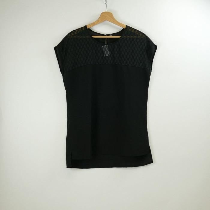 Schwarze Bluse, Gr. L