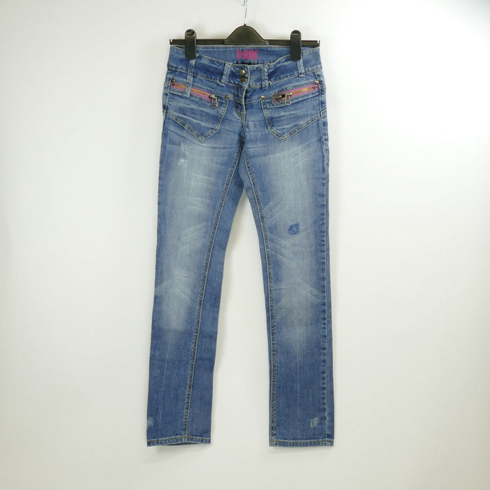 Blaue Damen Jeans, Gr. 36, PiNK