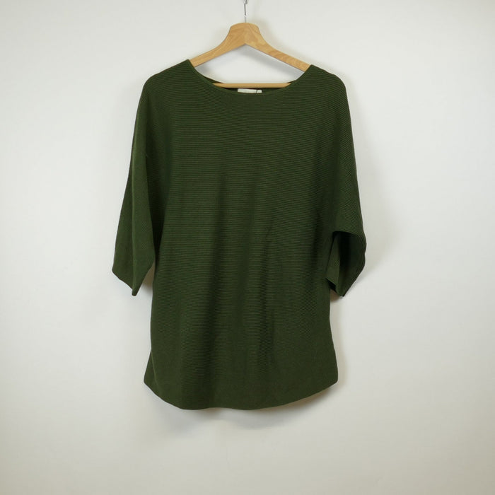 Dunkelgrüner Damen Pullover, Gr. L, H&M