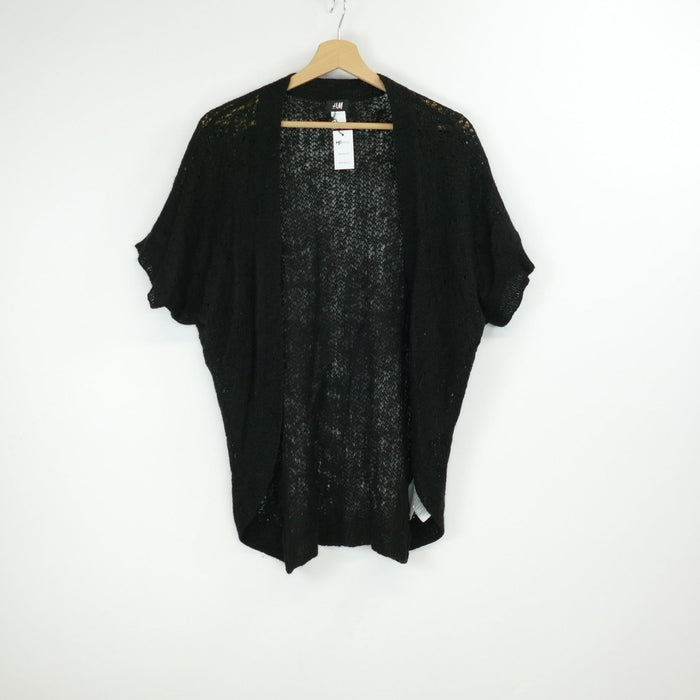 Schwarze Damen Strickjacke, Gr. M, H&M