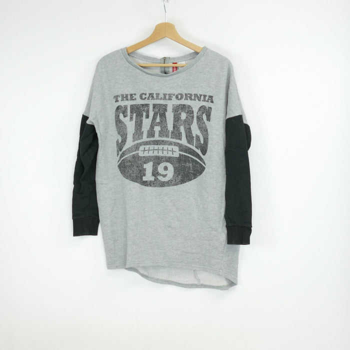 Grauer Damen Pullover, Gr. 38, H&M