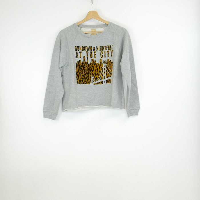 Grauer Damen Pullover, Gr. M, ZARA TRAFALUC