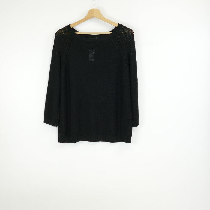 Schwarzer Damen Pullover, Gr. M , H&M BASIC