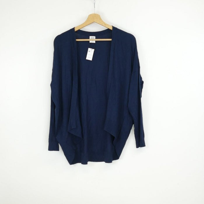 Dunkelblaue Damen Strickjacke, Gr. M, L, VERO MODA